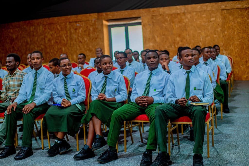 Young students and STEM tech cohort in a learning session